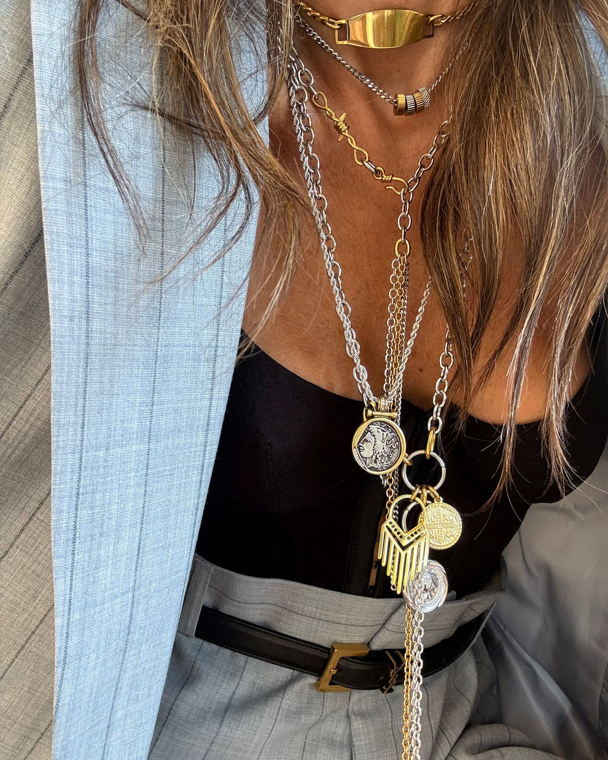 CHAIN TIE NECKLACE