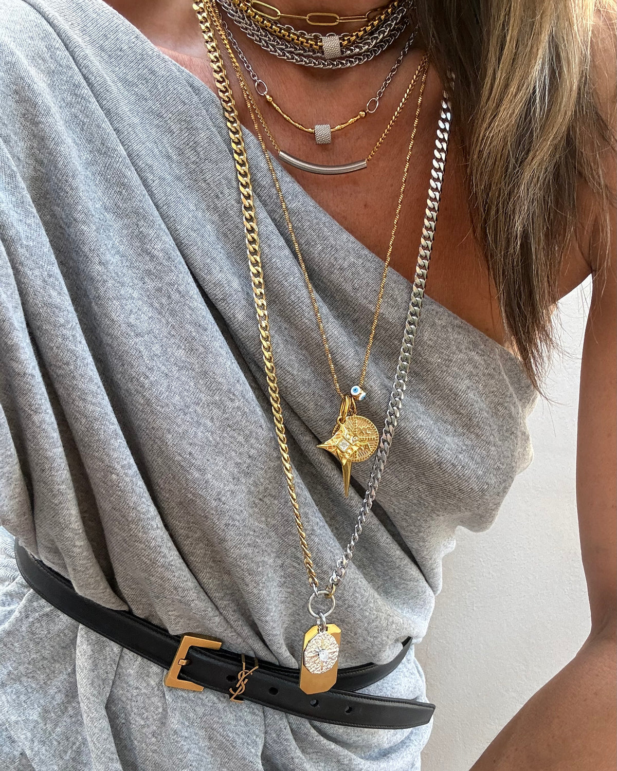 SOLAR TAG NECKLACE