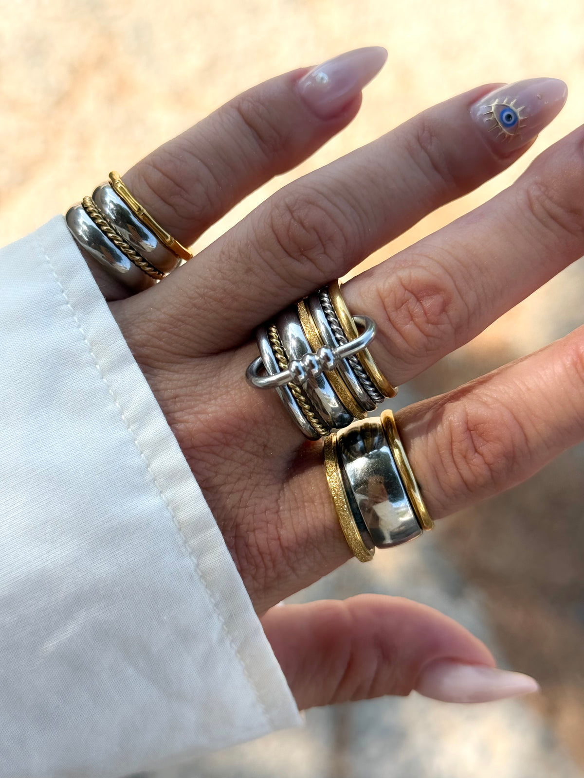 TRIPLE MINIMAL RING (Size 7 & 8)