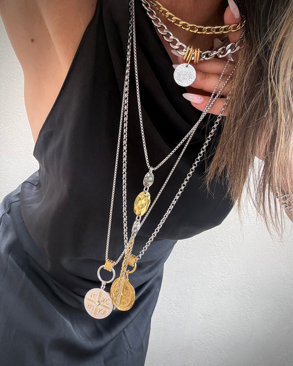 DUAL MIX NECKLACE