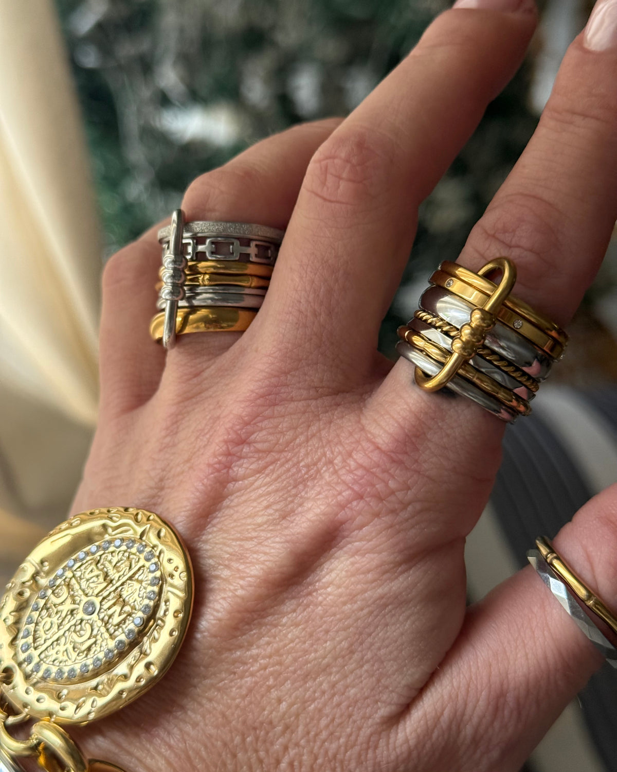 BONDED STACK RING (SIZE 7)