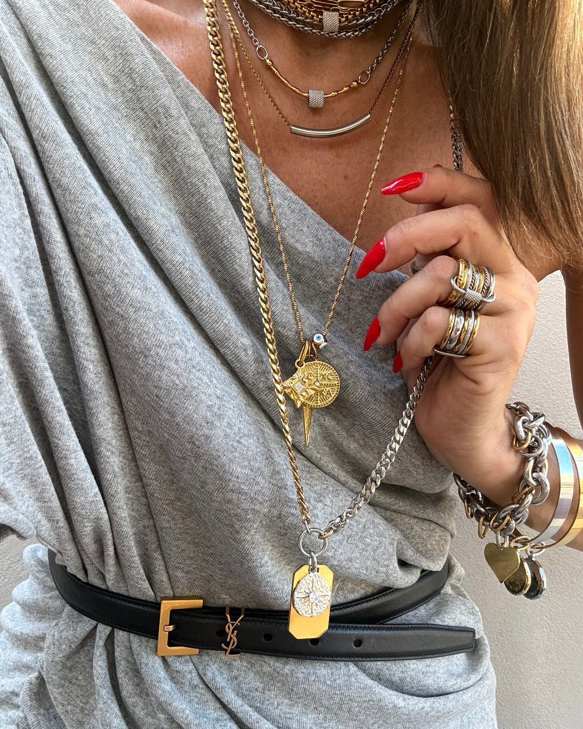 SOLAR TAG NECKLACE