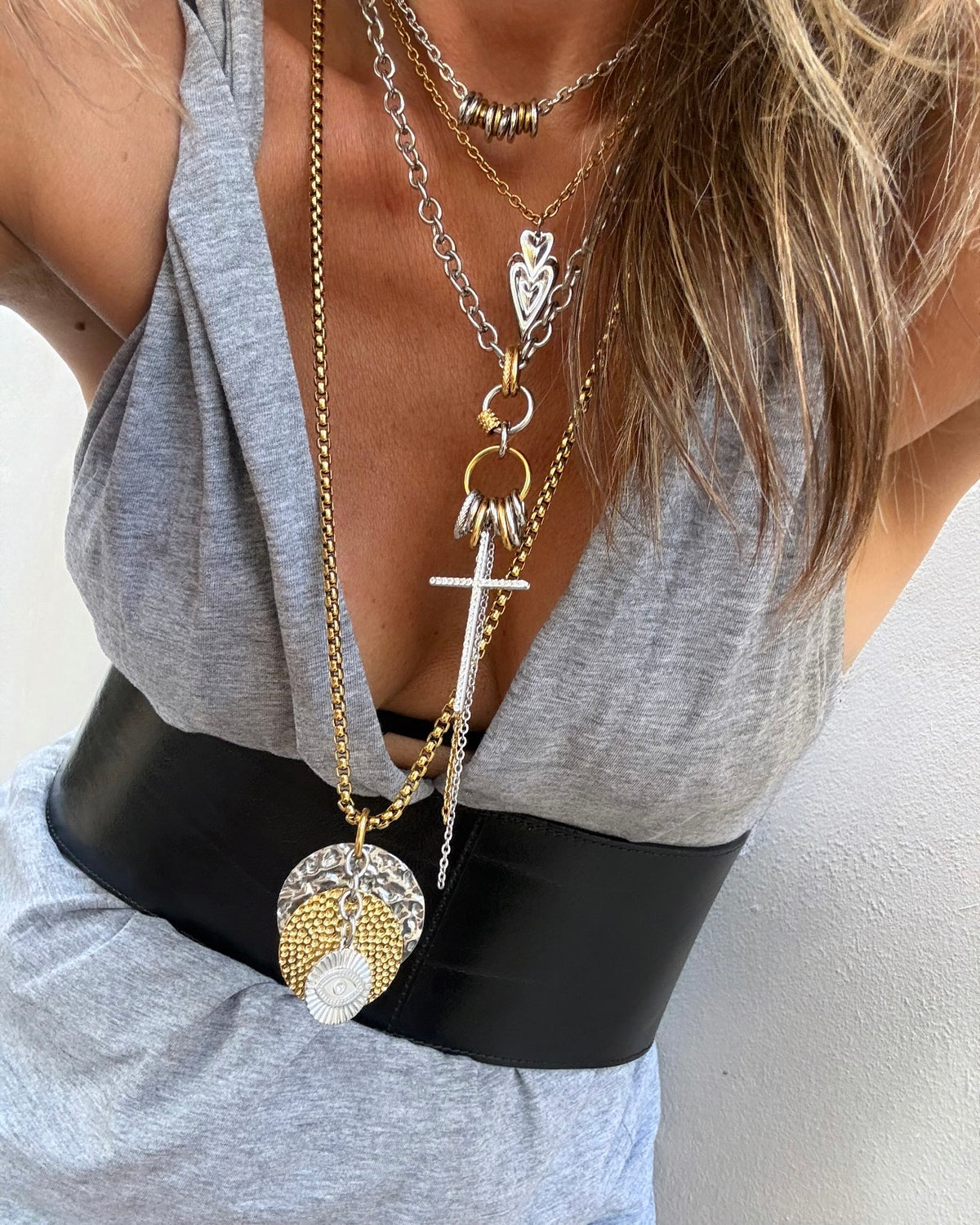 CROSS CODE NECKLACE