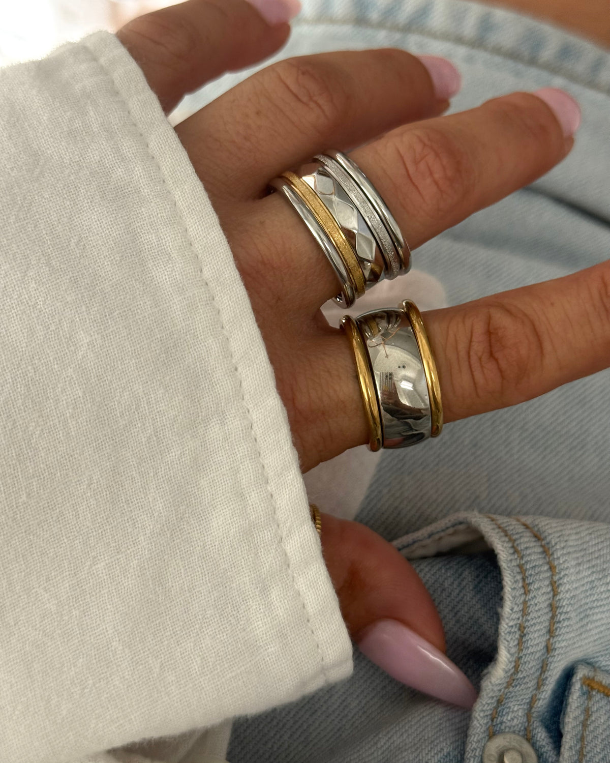 MINIMAL CONNECTION RING (SIZE 10 & 11)