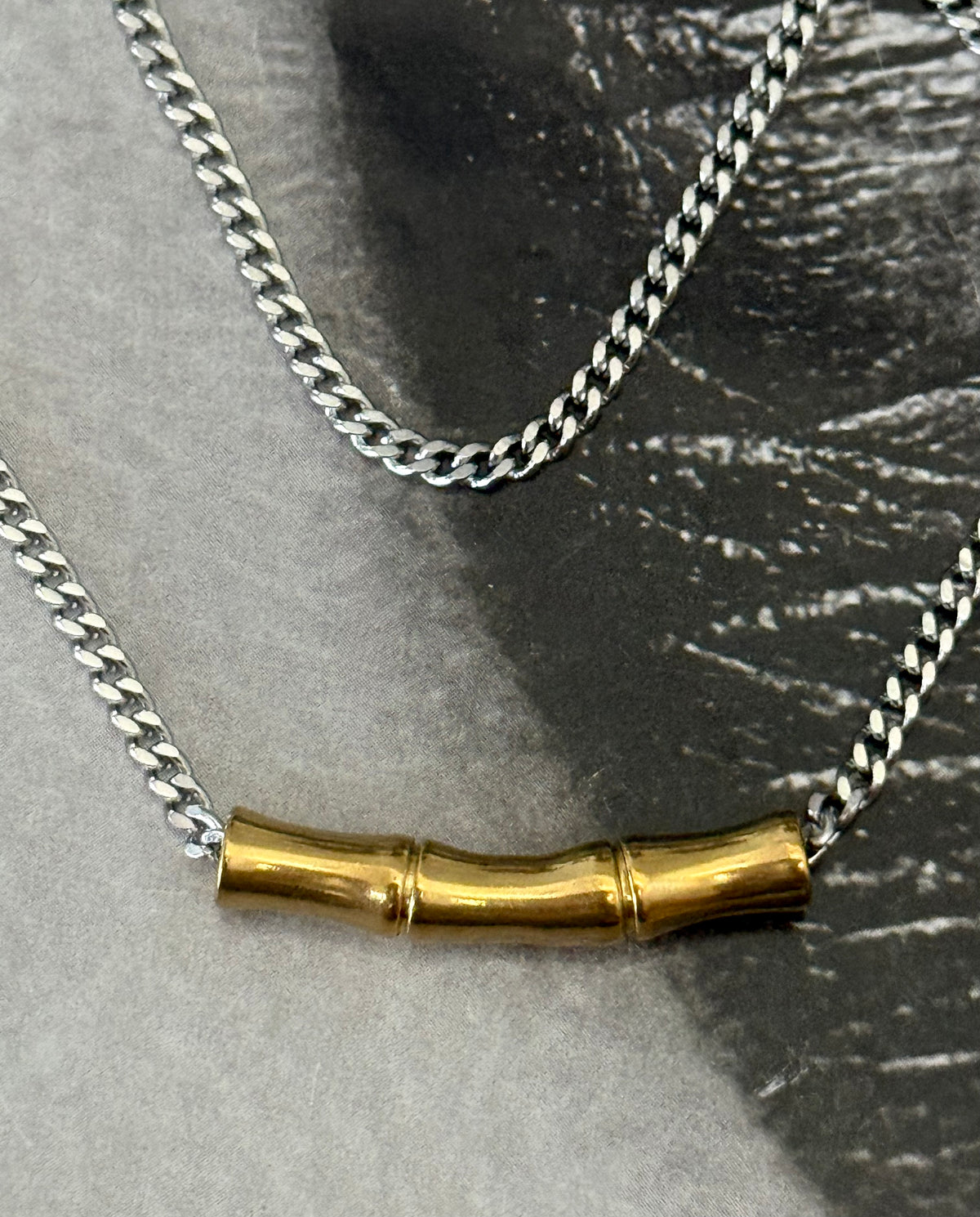 BAMBOO LINK NECKLACE