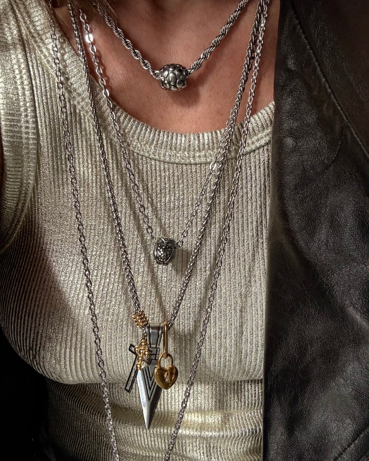 NIGHT OWL CHARM NECKLACE
