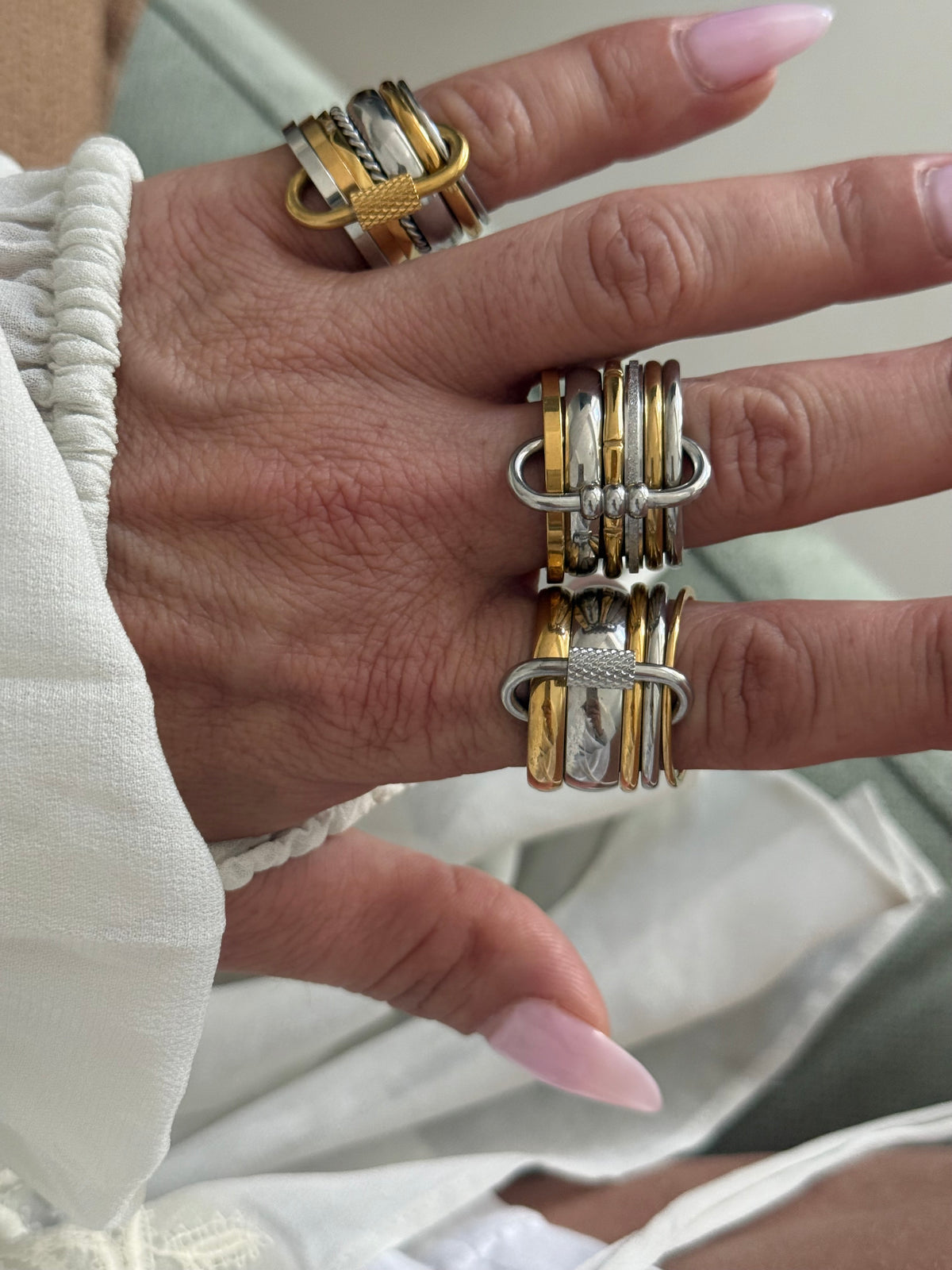 CHEVALIER TRINITY  RING (size 5)