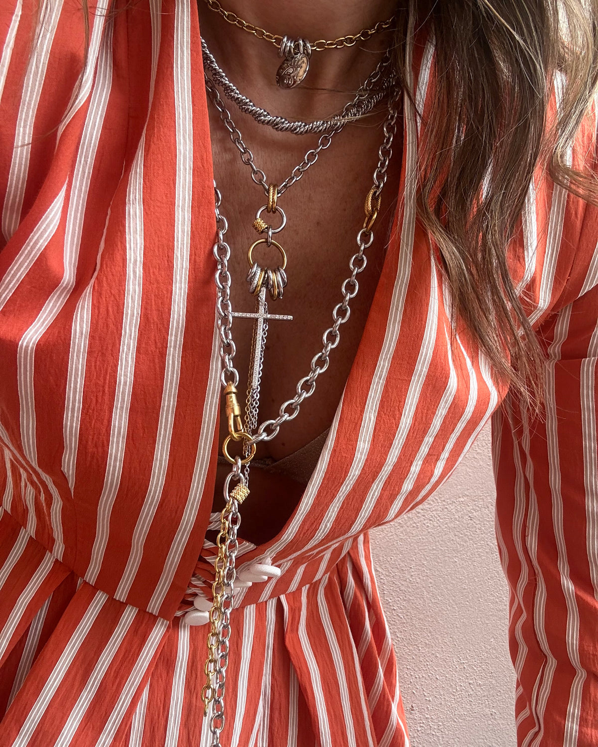 TIE CHUNKY NECKLACE