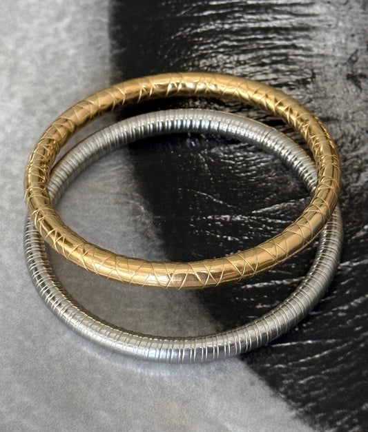 SET GOLD & SILVER BANGLES