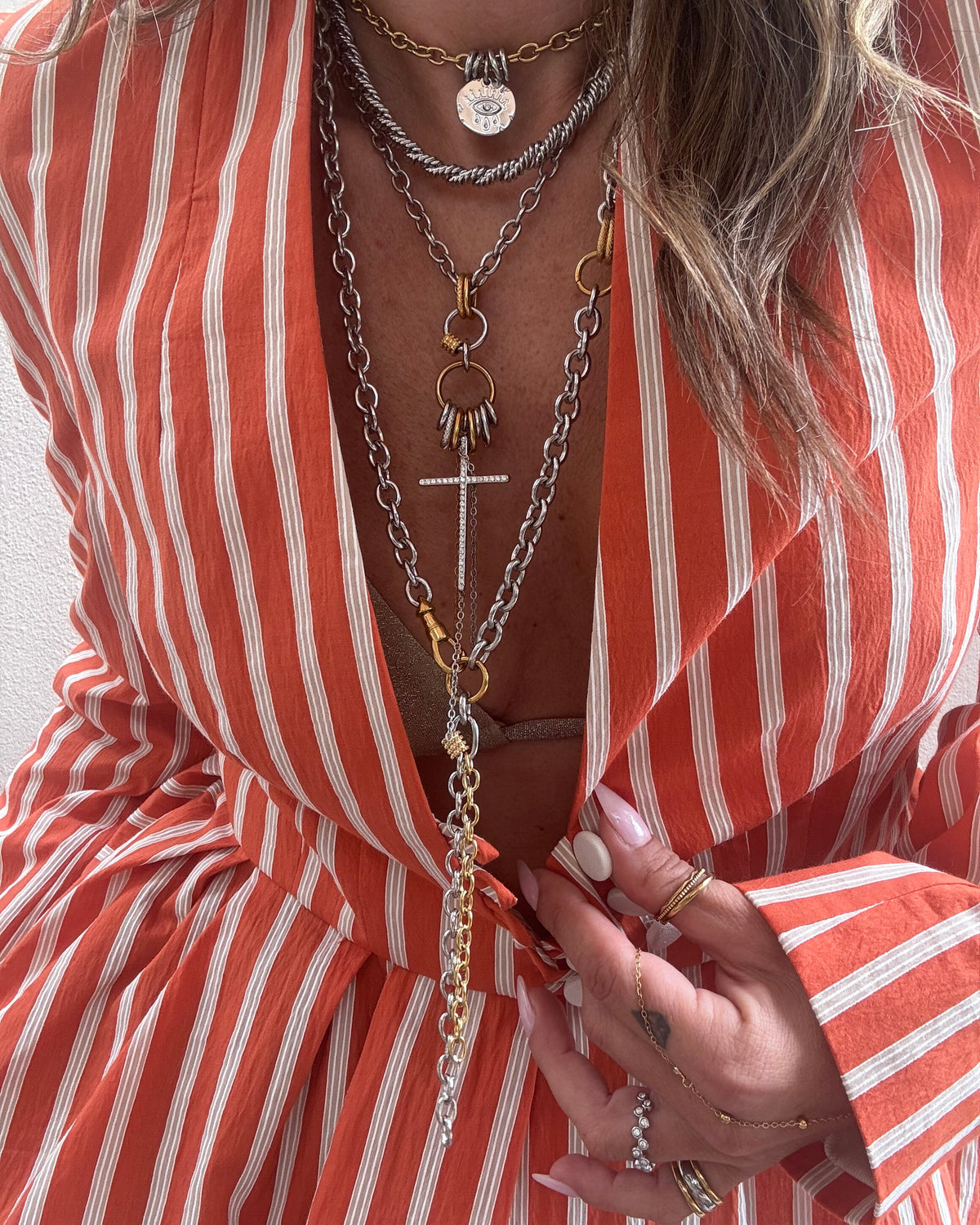 TIE CHUNKY NECKLACE