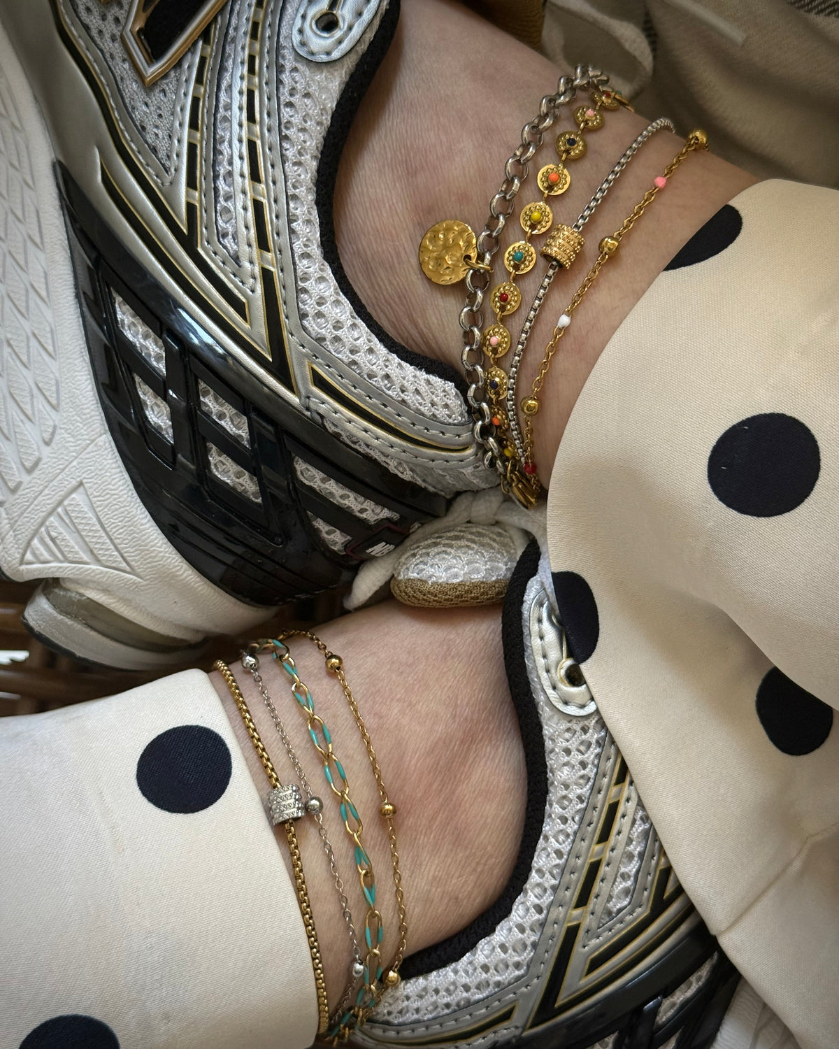 GOLD BAR ANKLET