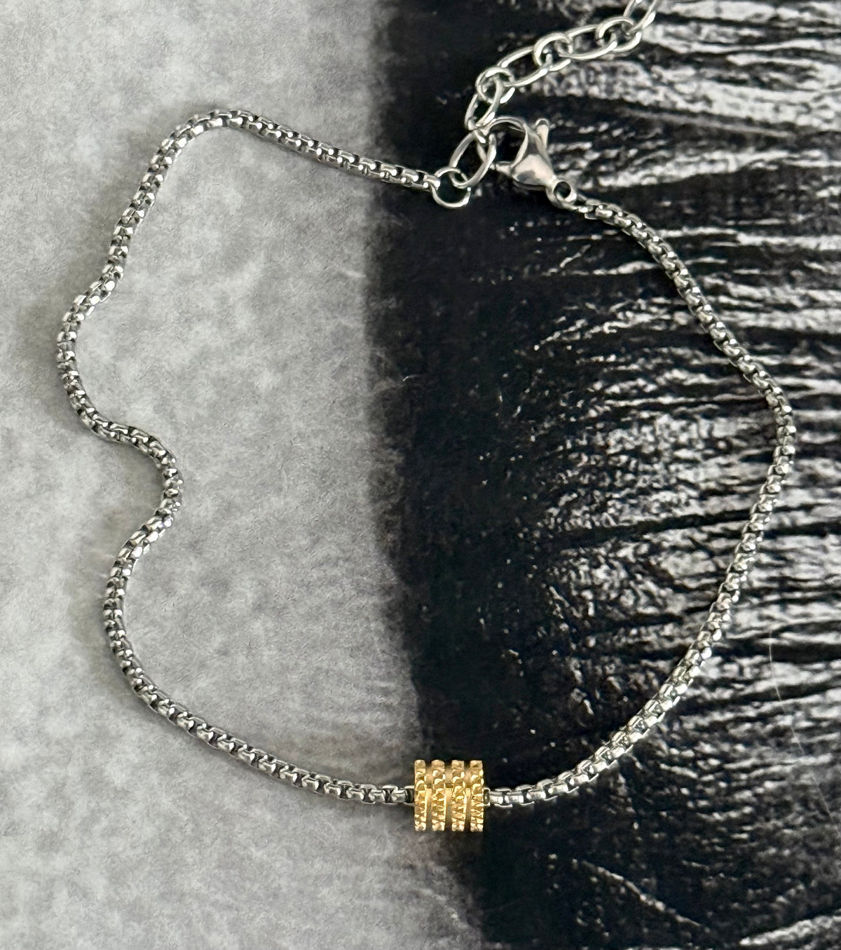 GOLD BAR ANKLET