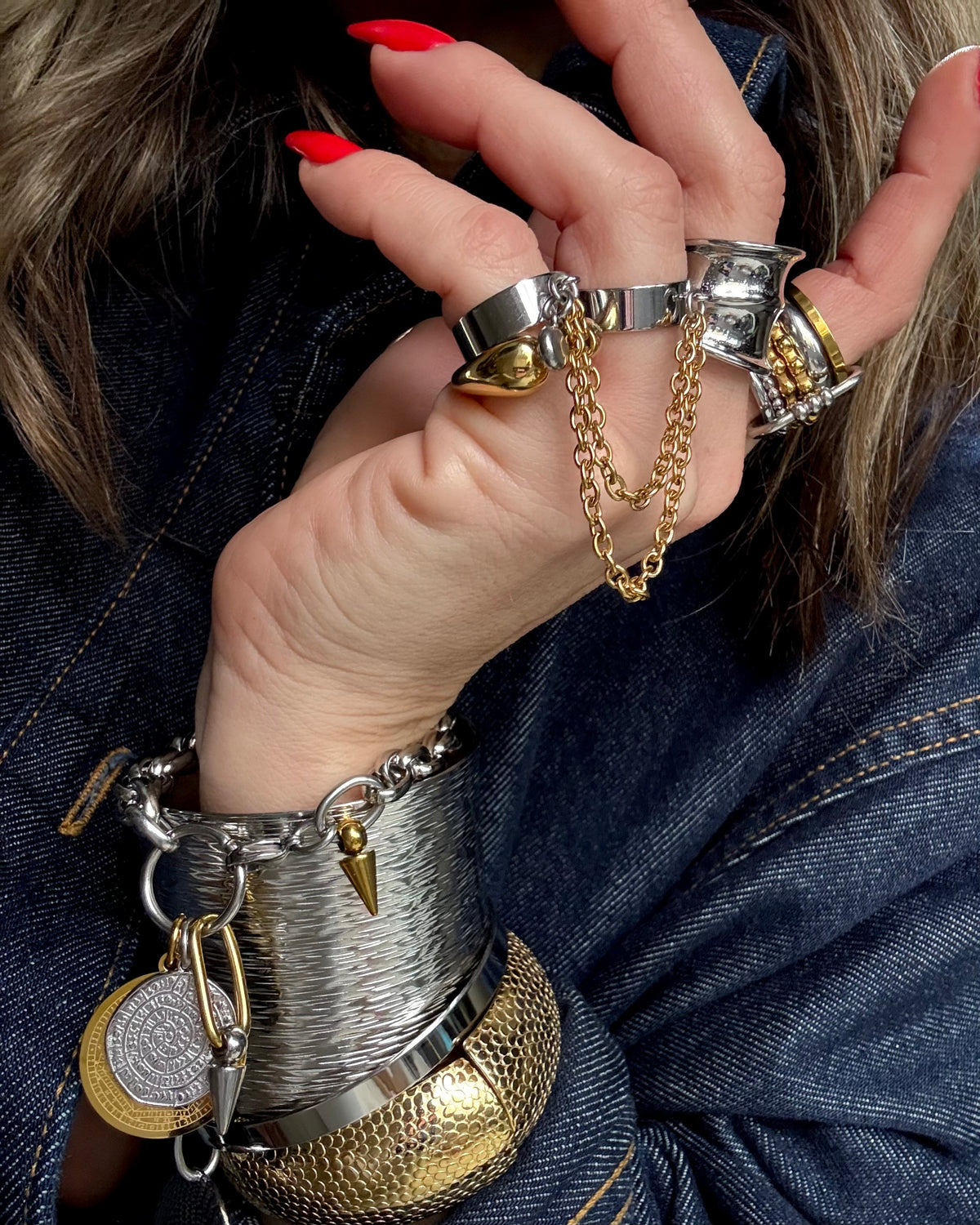 DOUBLE CHAIN RING