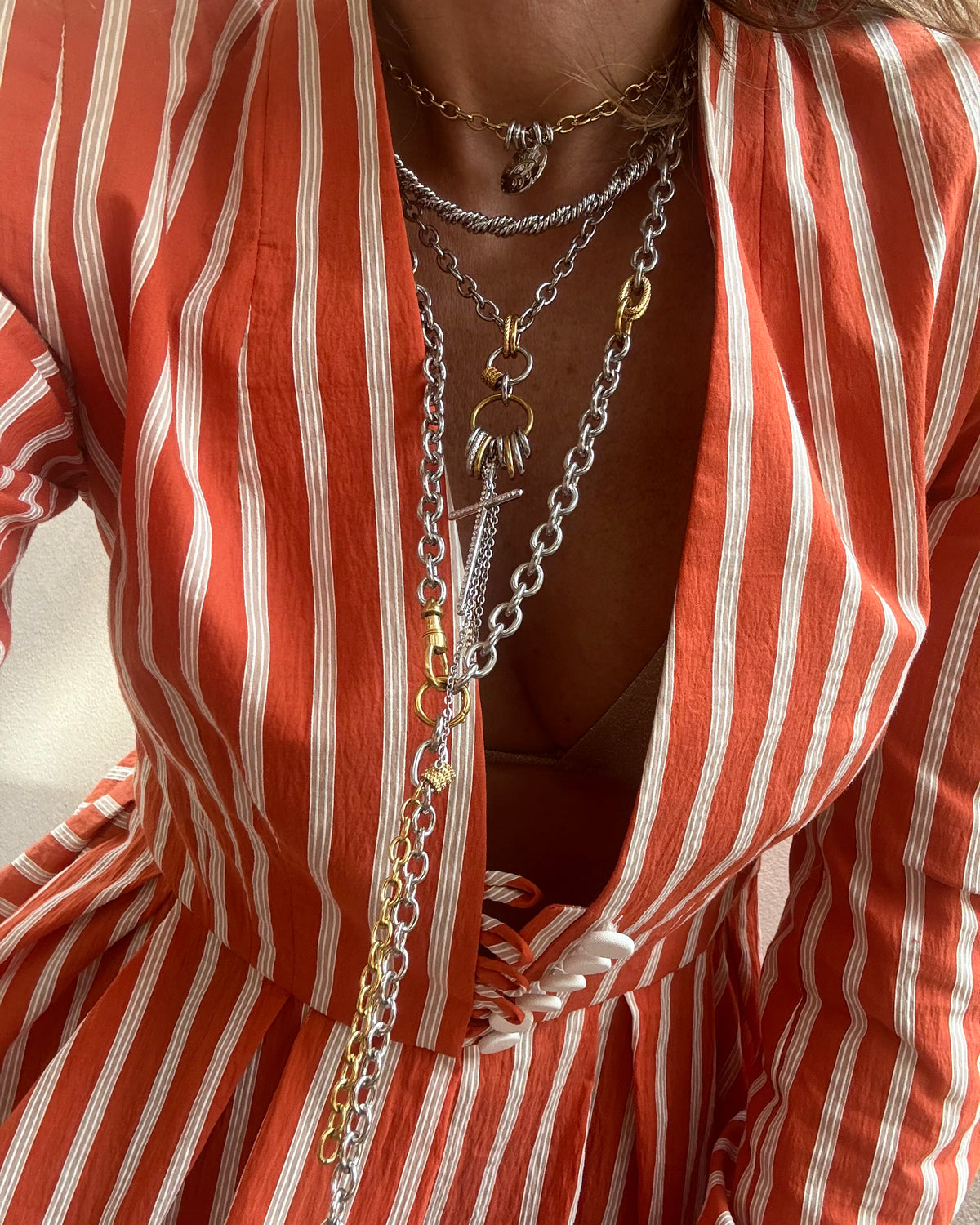 TIE CHUNKY NECKLACE