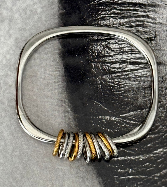 SQUARE STACK BANGLE
