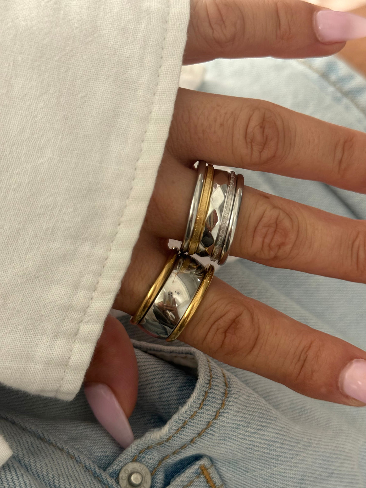 MINIMAL CONNECTION RING (SIZE 10 & 11)